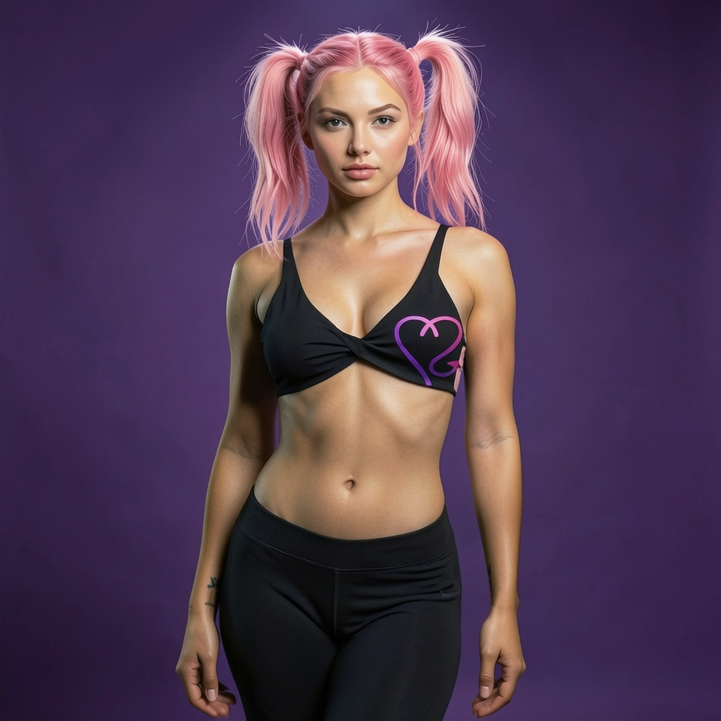 The Good & Devilish Twisted Back Cross Sports Bra
