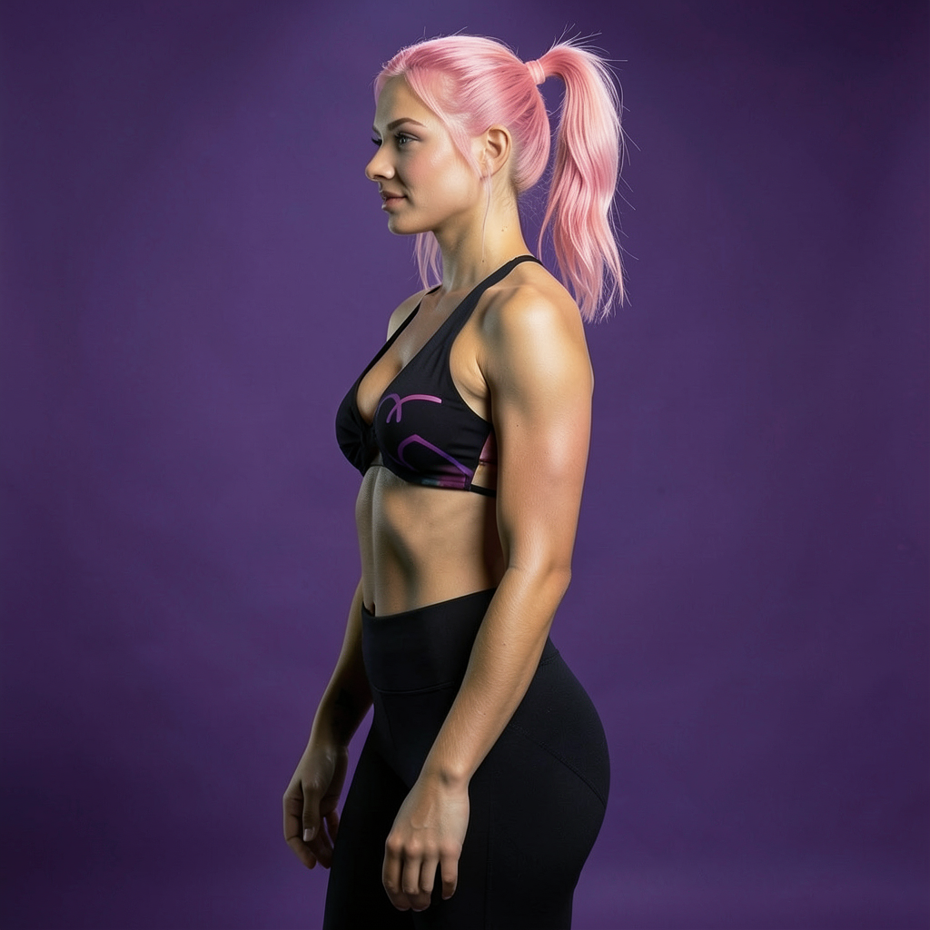 The Good & Devilish Twisted Back Cross Sports Bra