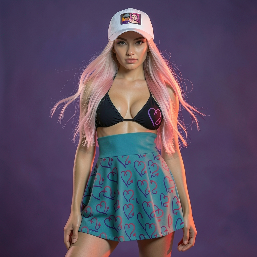 'Artistry' Leather Patch Hat | Shh...It's Art Collection | Riches & Play