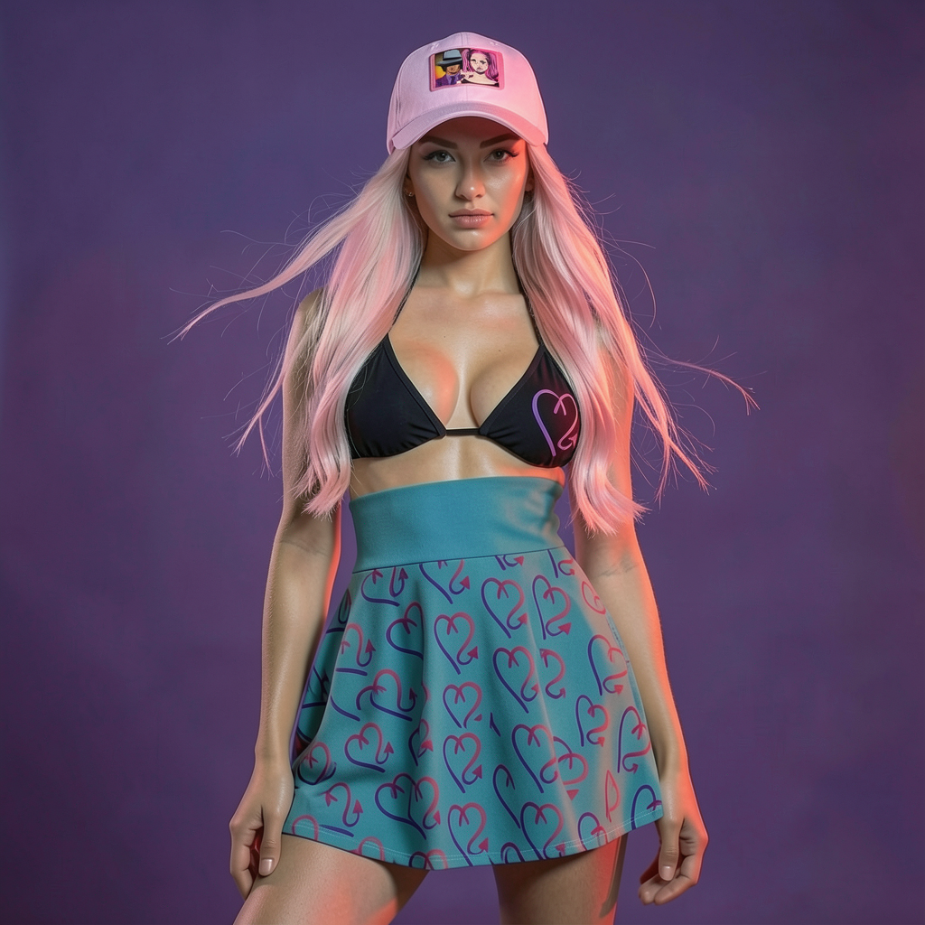 'Artistry' Leather Patch Hat | Shh...It's Art Collection | Riches & Play