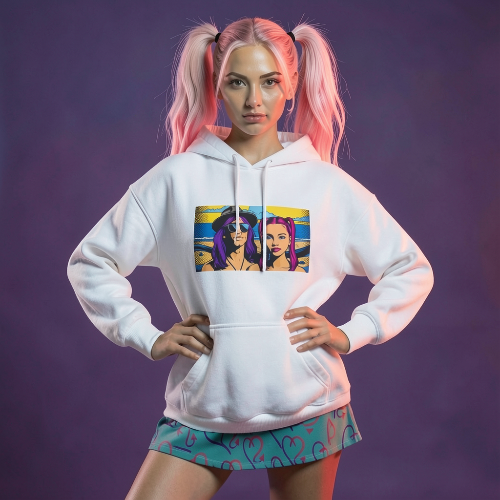 Lovers & Beach Hoodie | Shh...It's Art Collection | Riches & Play