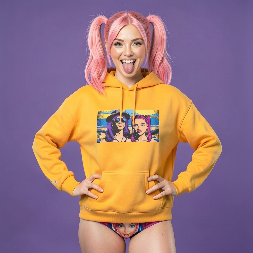 Lovers & Beach Hoodie | Shh...It's Art Collection | Riches & Play